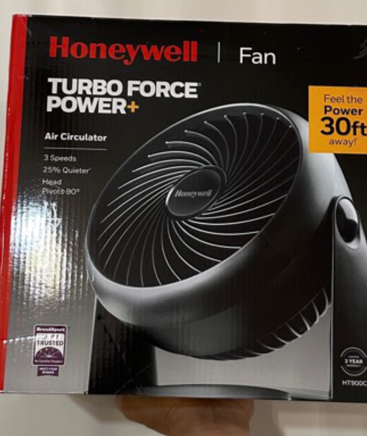 Honeywell TurboForce Power+ Fan | 3-Speed
