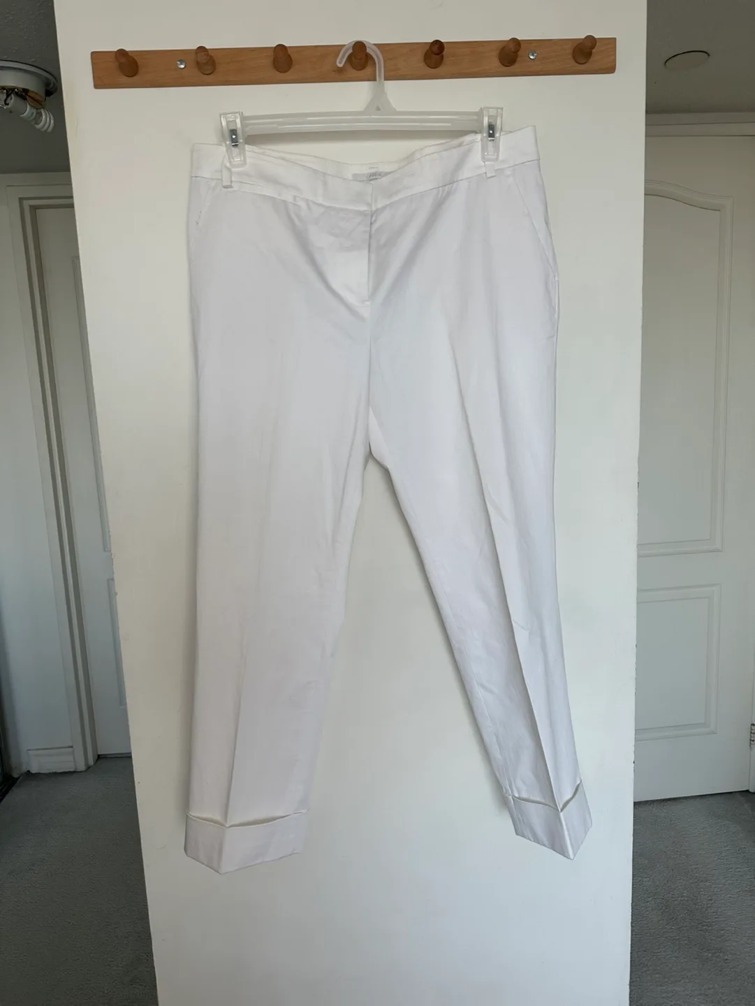 Office White Pants Size 14 thumbnail
