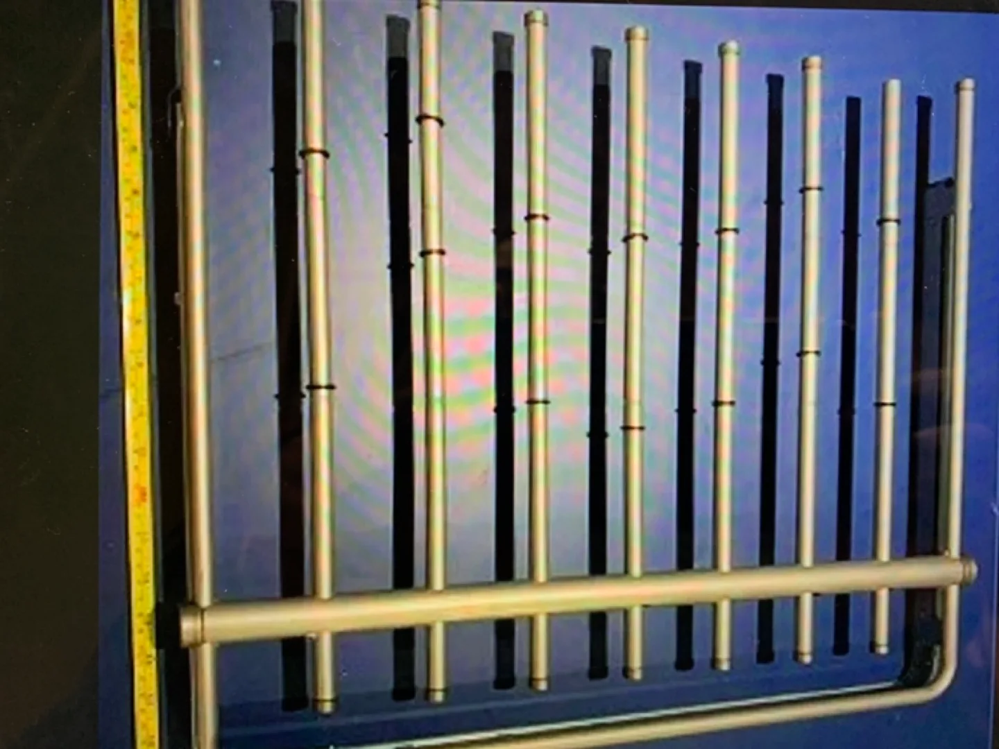 Rubbermaid configured custom closet add- on pant rack, Titanium image indicator(2)