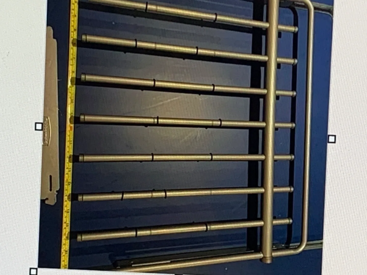 Rubbermaid configured custom closet add- on pant rack, Titanium image indicator(5)