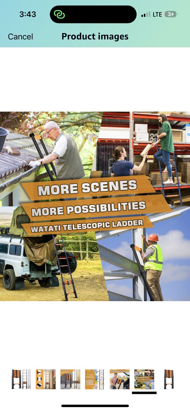 WataTi Telescopic Ladder - photo 2