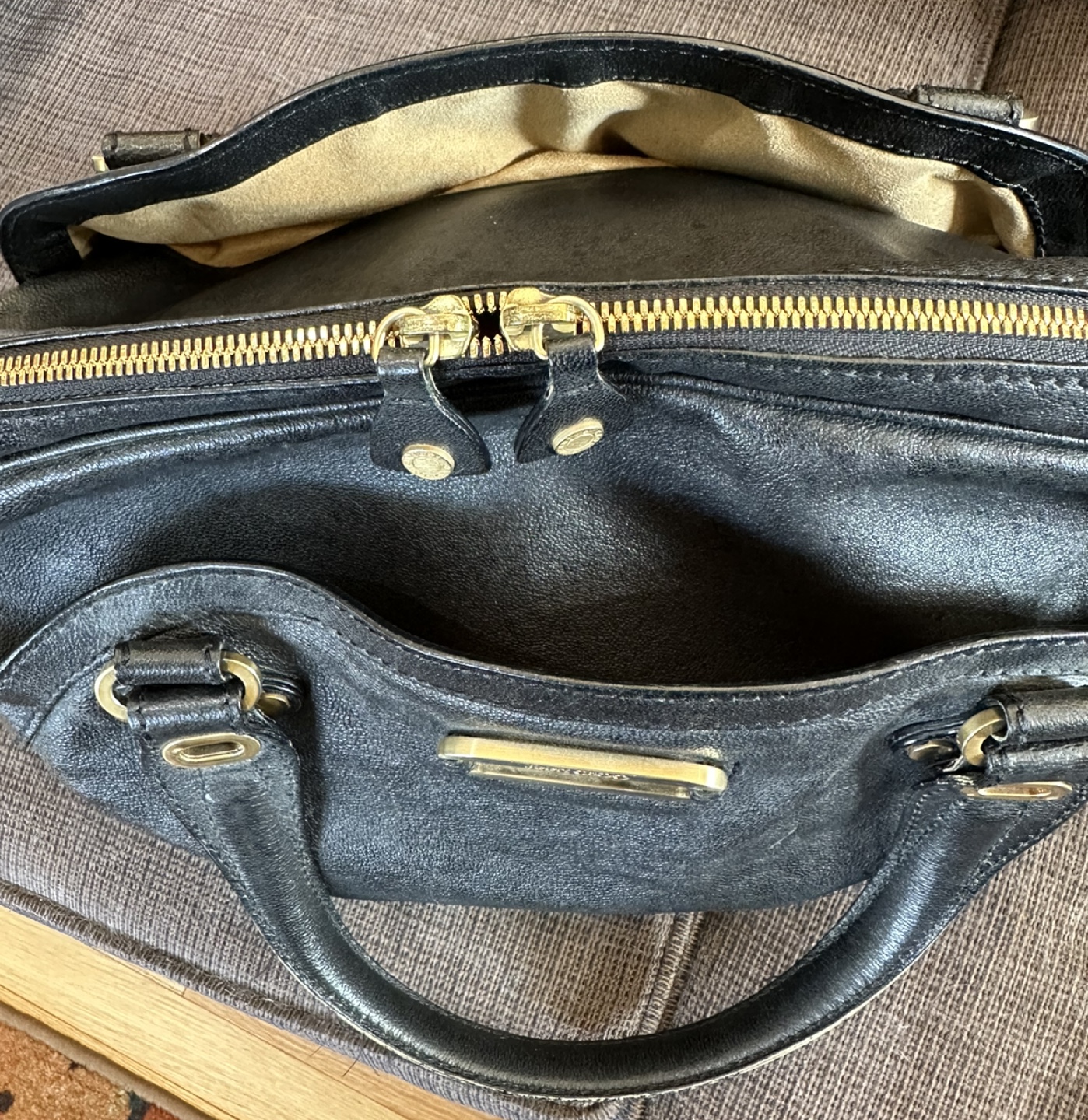 Jimmy Choo Black Buckle Leather Handbag - photo 4