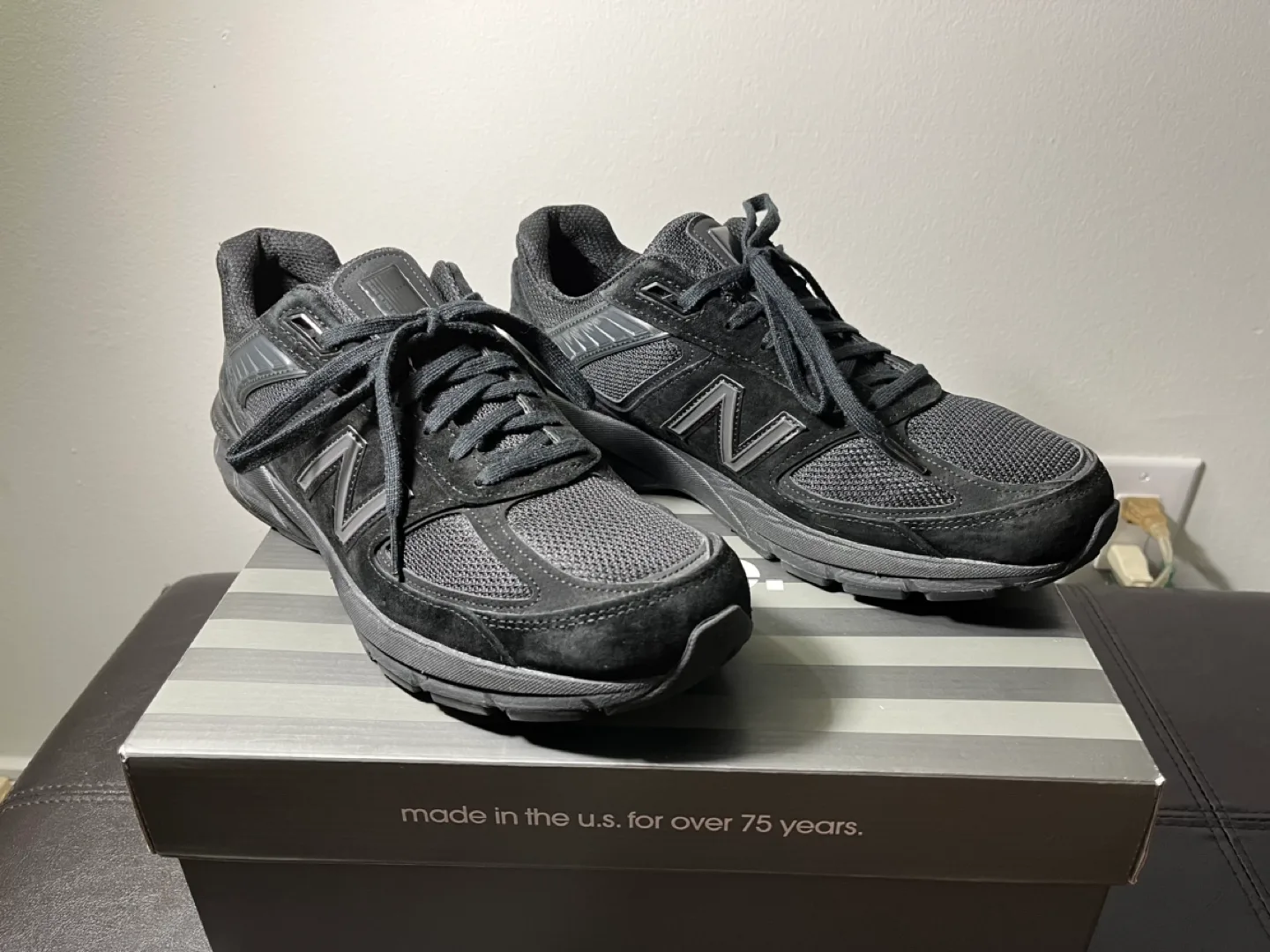 New Balance 990v5 Black Made in USA thumbnail