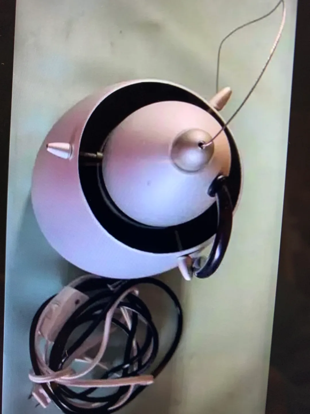 Brushed Nickel Mini Pendant Cone modern hanging Light fixture image indicator(2)