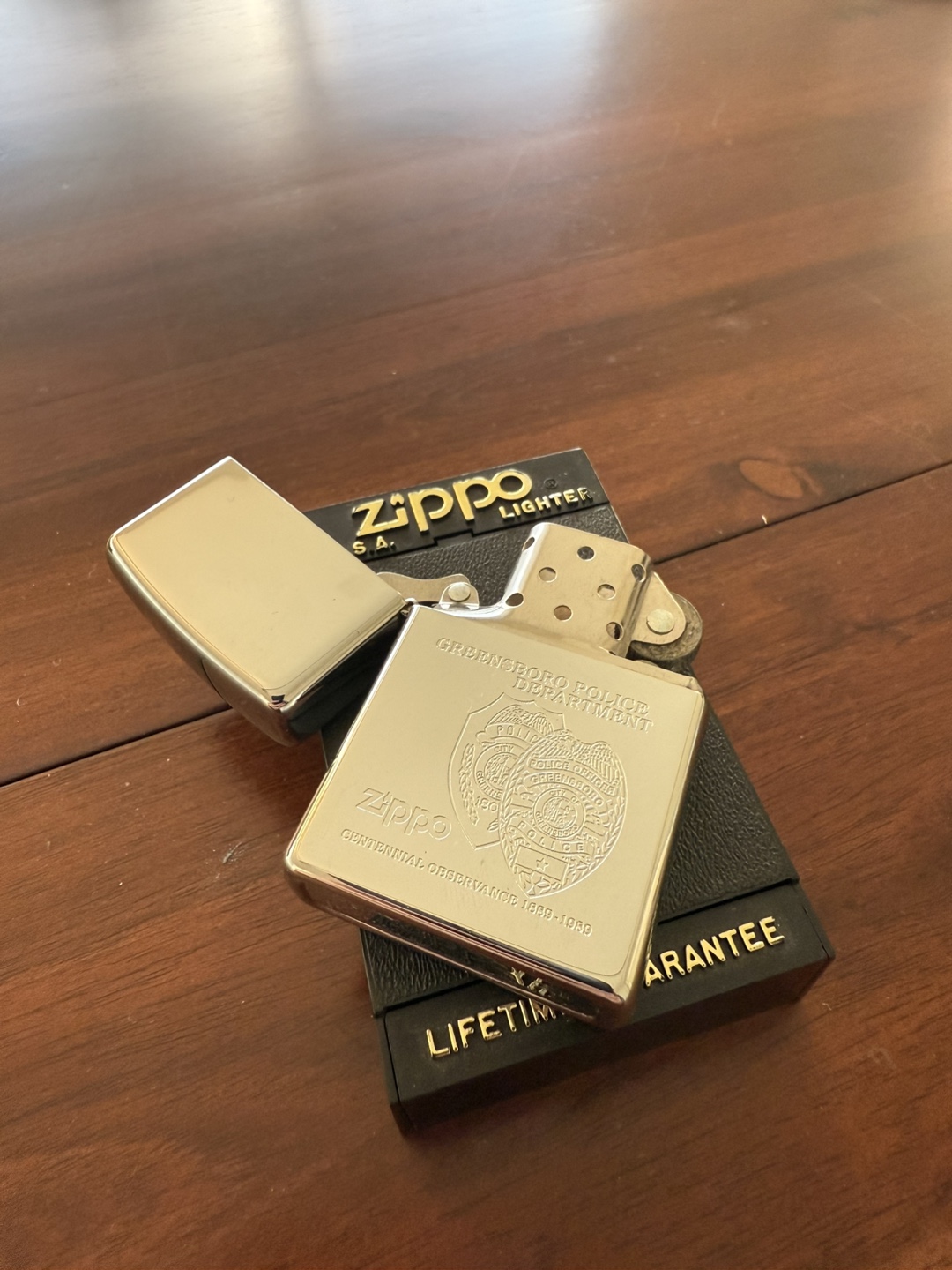 Zippo Lighter - Greensboro Police Department Centennial