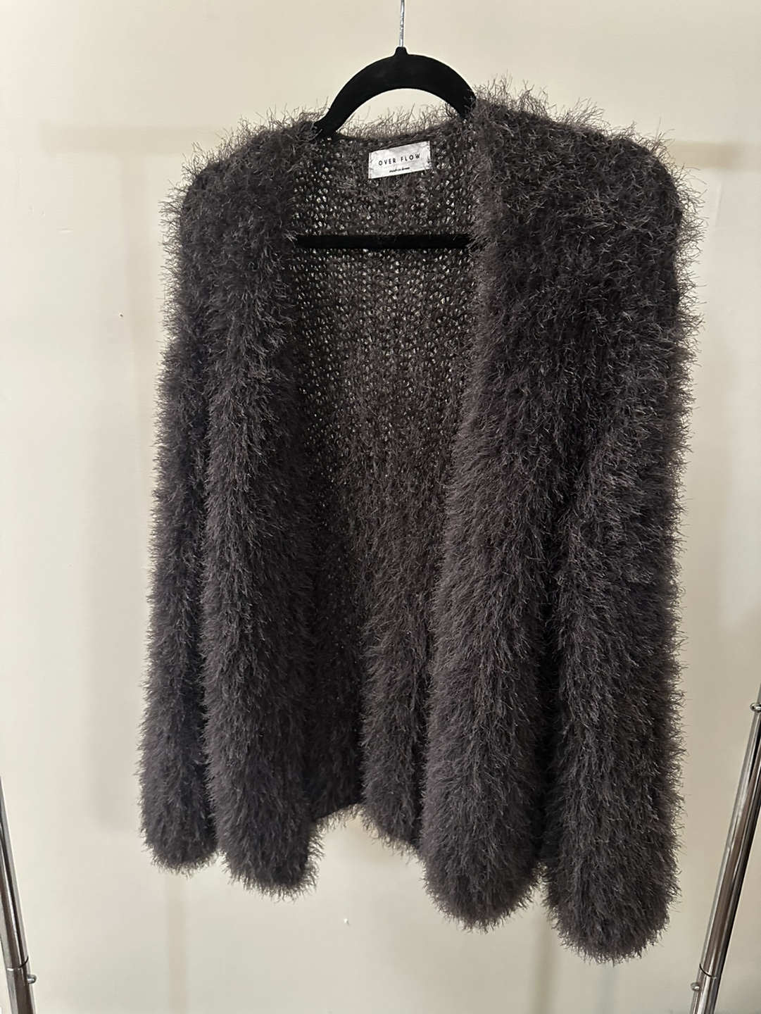 Over Flow Fuzzy Cardigan