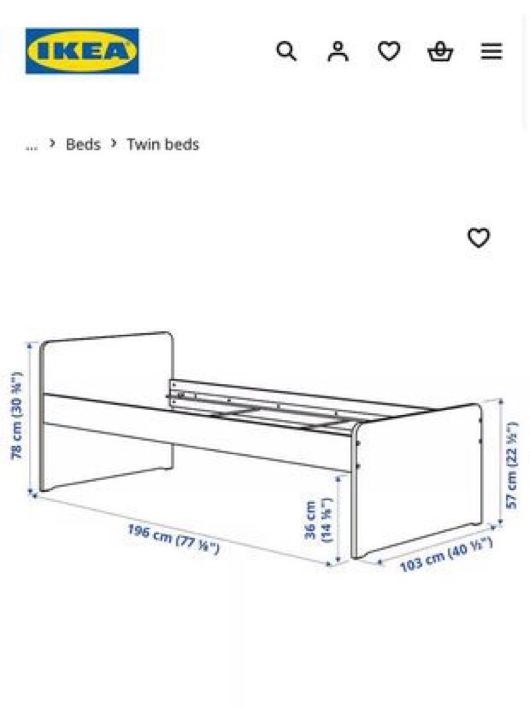 IKEA Twin Bed Frame - photo 3
