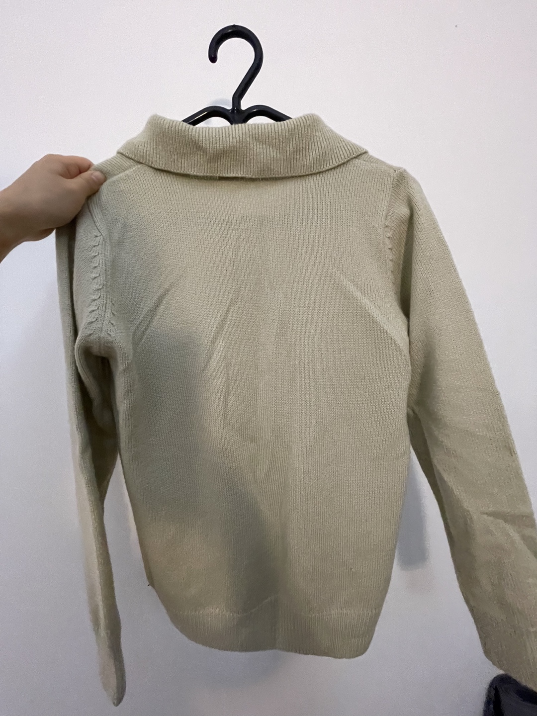 Light Olive Green Knit Sweater - photo 2