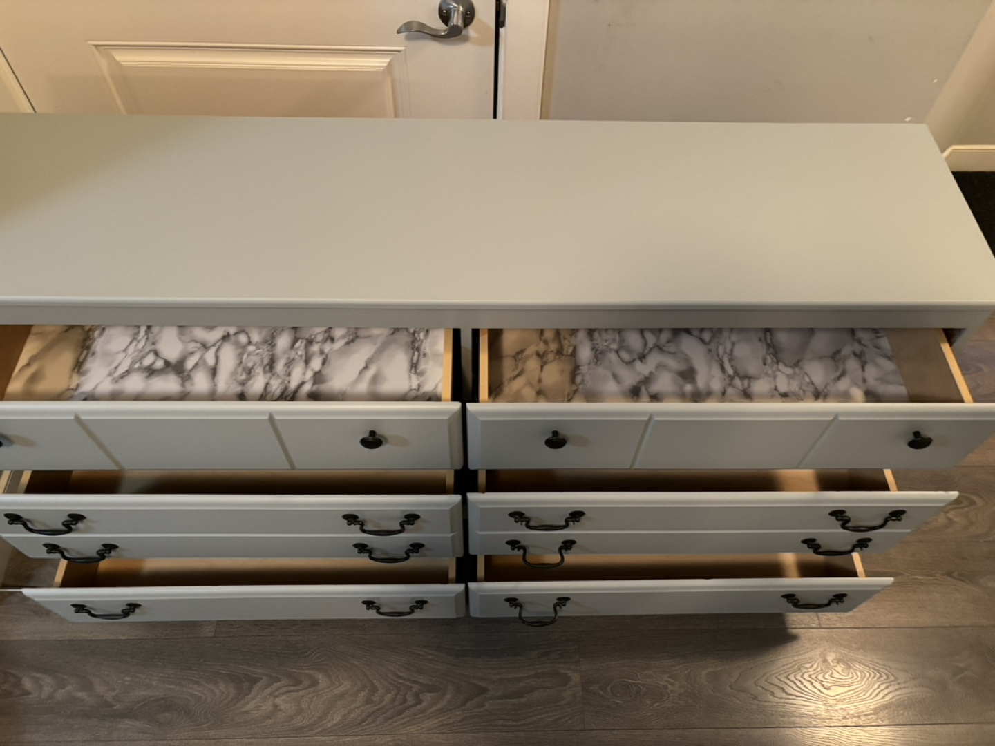 Grey Dresser with 6 Drawers - photo 4