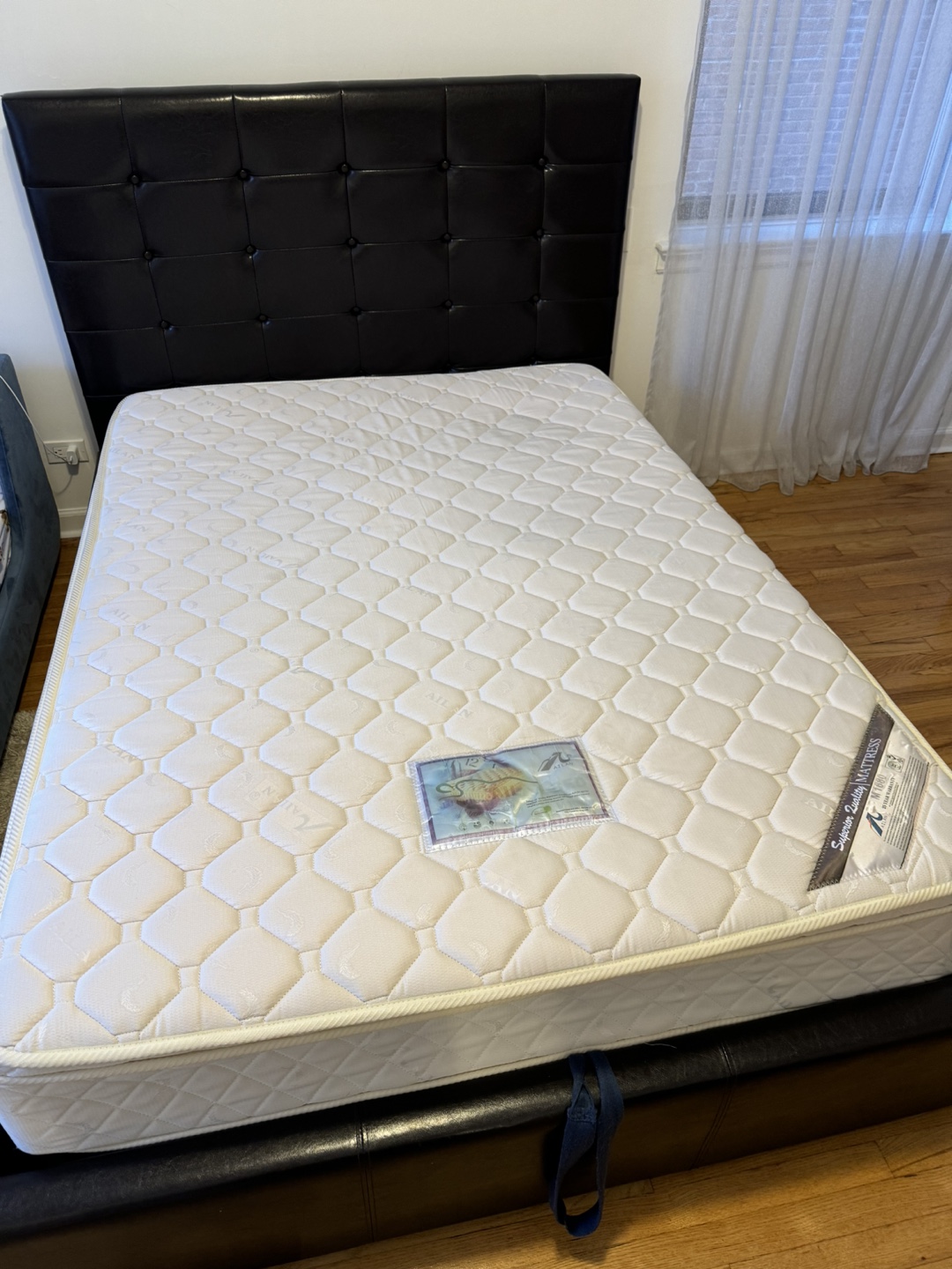 Full Size Storage Bed Frame with Mattress