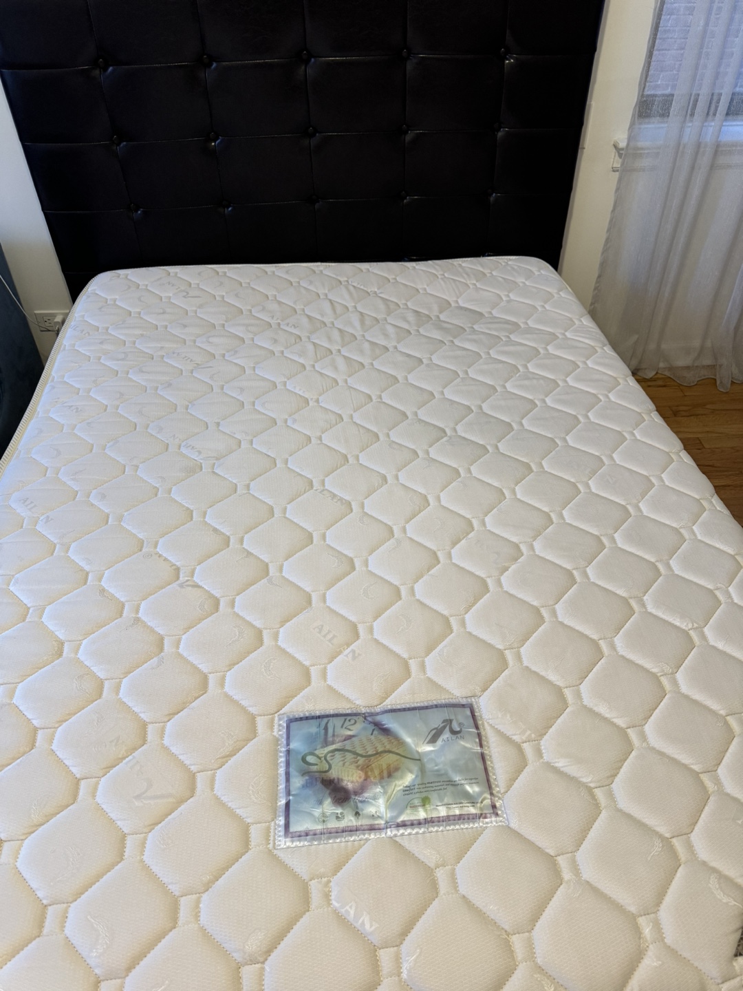 Full Size Storage Bed Frame with Mattress - photo 2