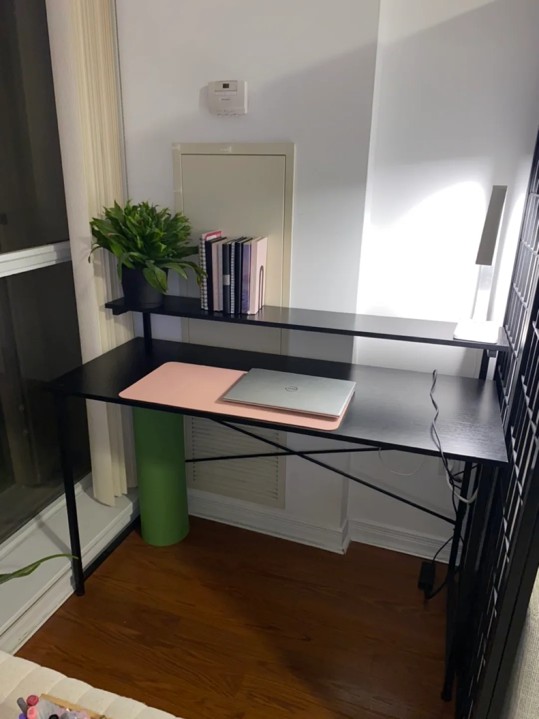 Black Computer Desk with Monitor Stand thumbnail