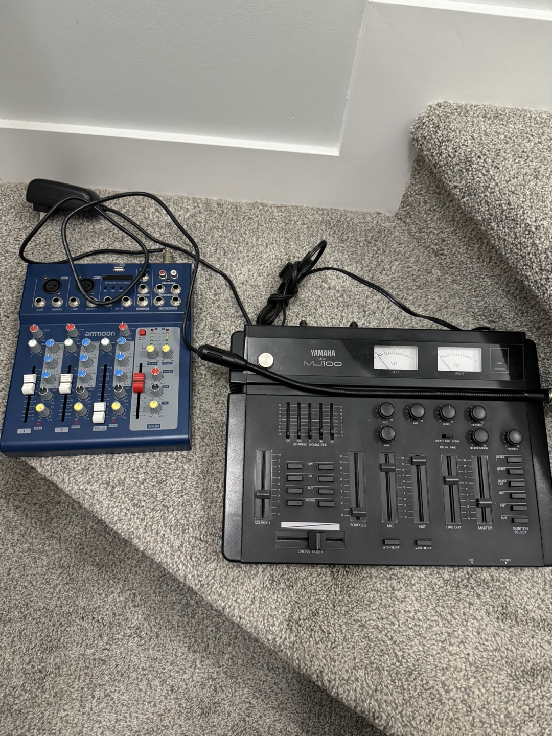 Yamaha  Mixer MJ100 & Ammoon mixer
