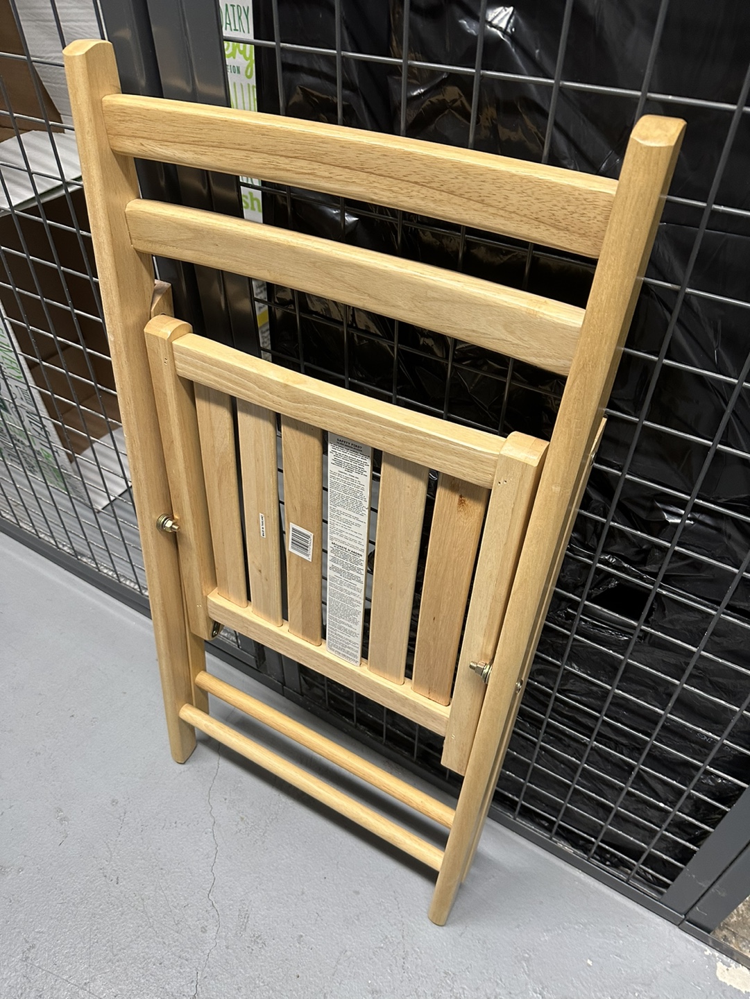 Wooden Folding Chair Set of 4 - photo 4