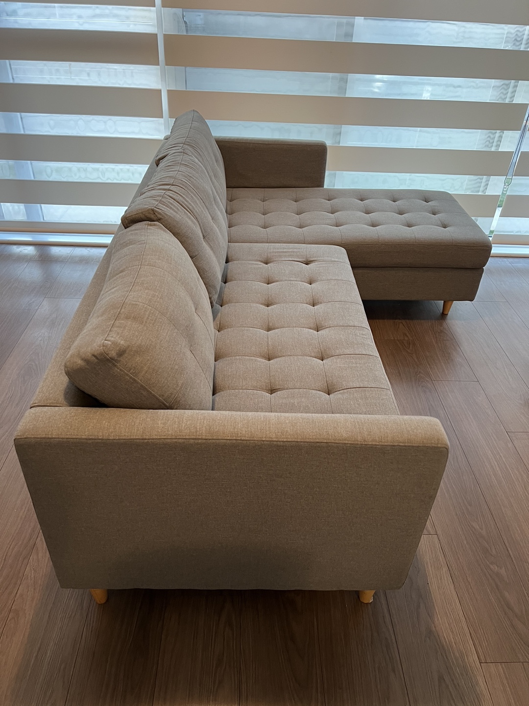 Jysk 3-seater Sectional Sofa - Light Grey - photo 3