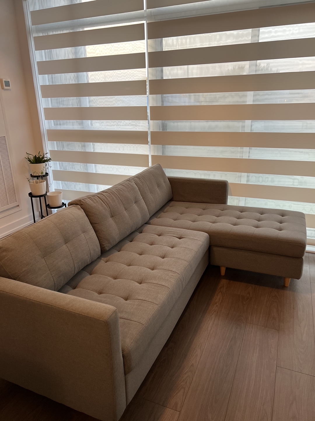 Jysk 3-seater Sectional Sofa - Light Grey - photo 2