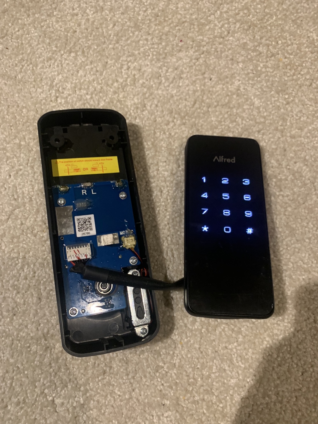 Alfred Smart Home Touchscreen Deadbolt - photo 5