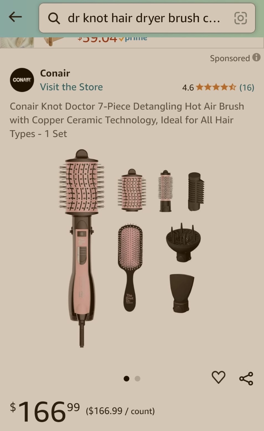 Infiniti Pro by Conair All-in-One 1000 Watts Dryer Brush - photo 2