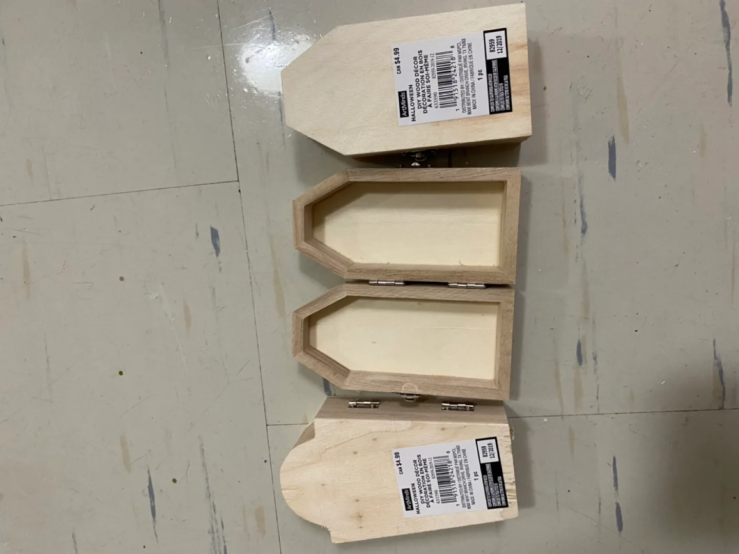 Mini coffins wooden #freecycle image indicator(2)