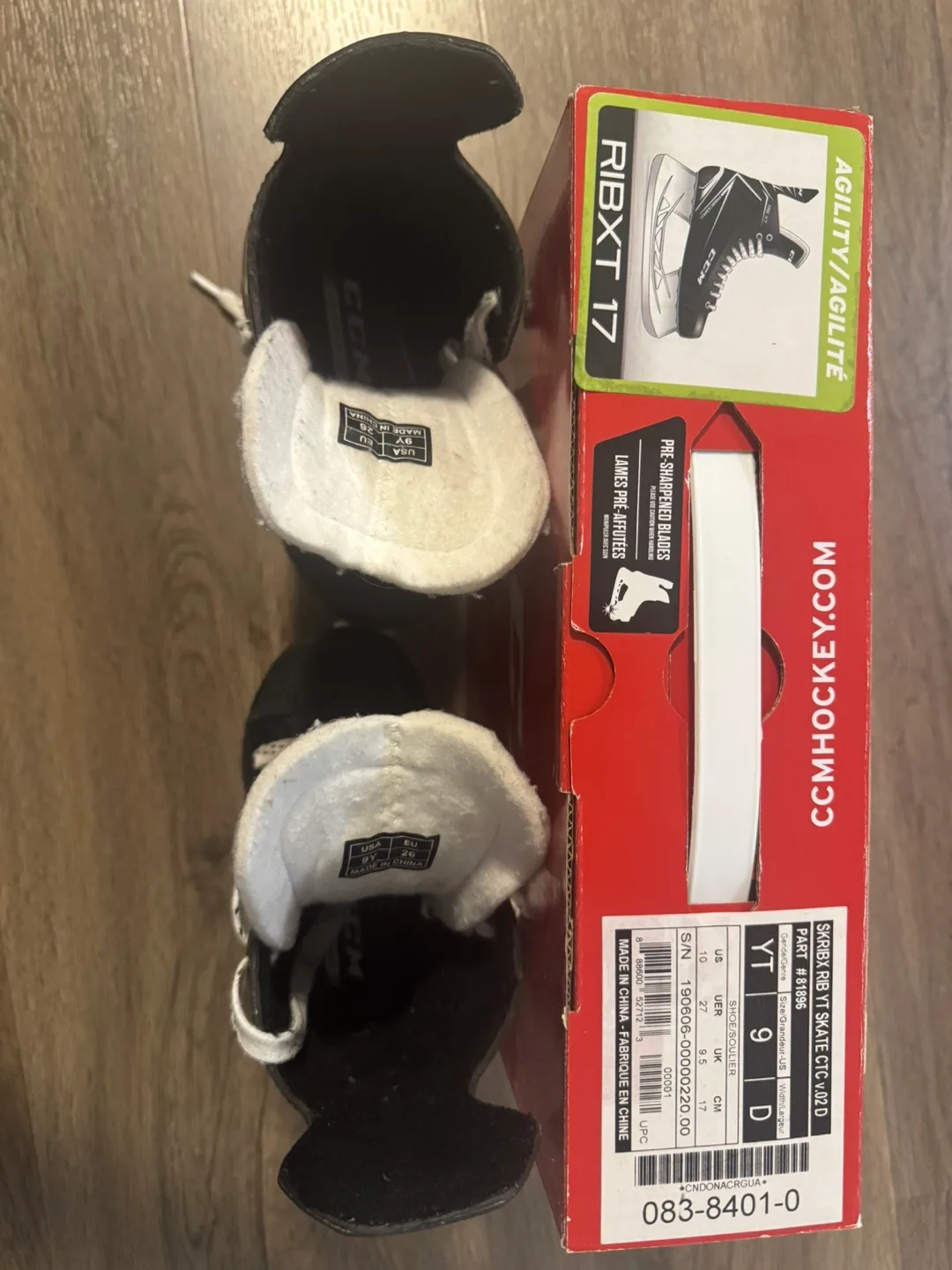 CCM Rib XT Hockey Skates Size 9Y image indicator(3)