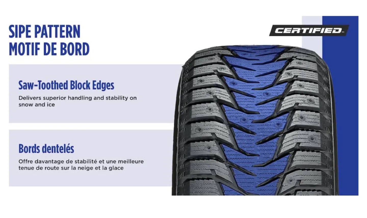 Four 205/60R16 certified wintertrek winter tiers image indicator(8)