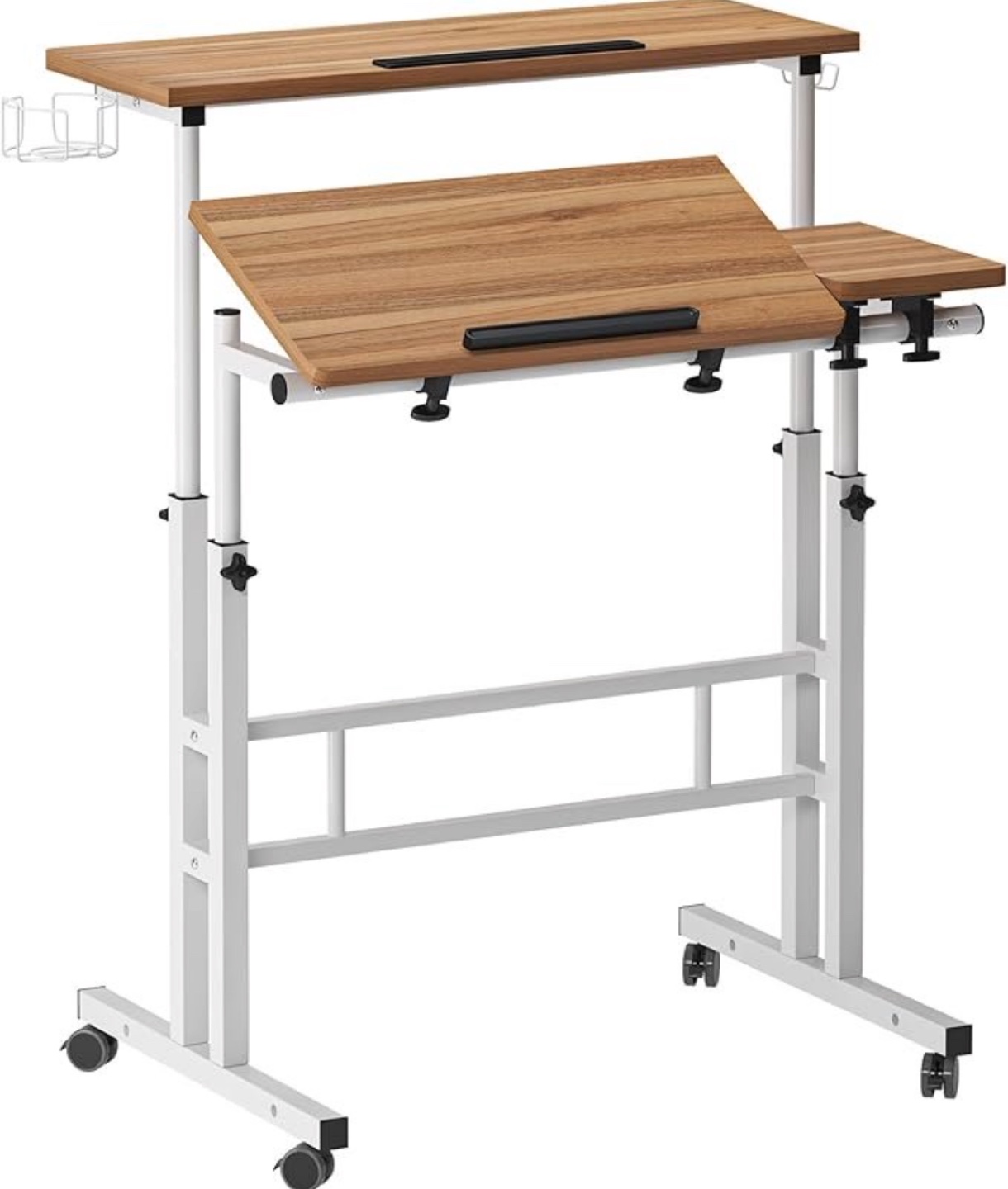 Adjustable Standing Desk with Wheels