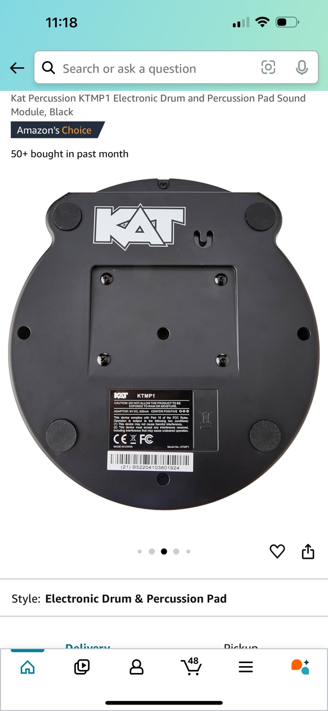 Kat Percussion Electronic Drum and Percussion Pad Sound Module - photo 5