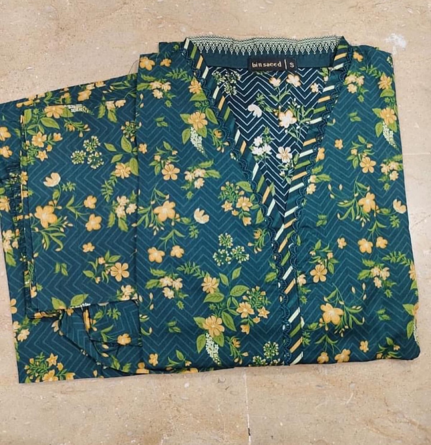 Floral Printed 2 Piece Suit