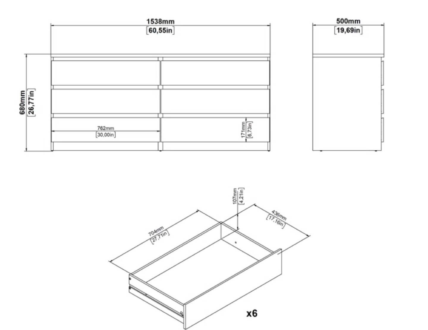Kepner 6 Drawer Dresser - photo 5