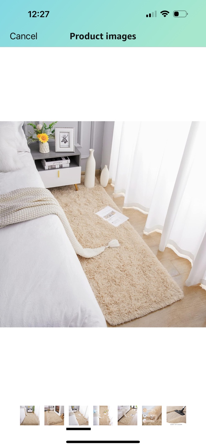 2 Matching Fluffy Area Rugs - photo 5