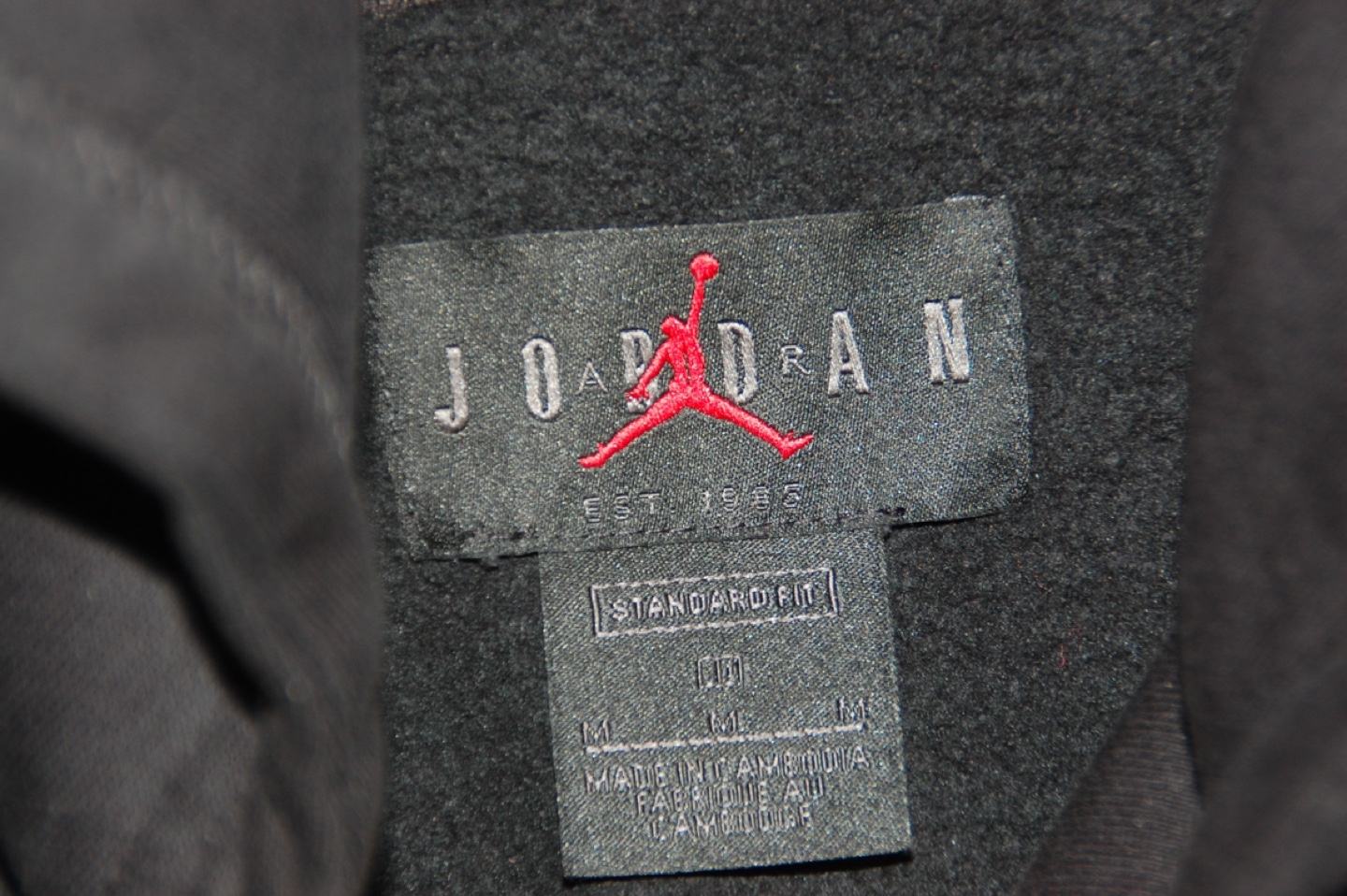 Air Jordan Jumpman Holiday Hoodie Black Mens Medium - photo 5