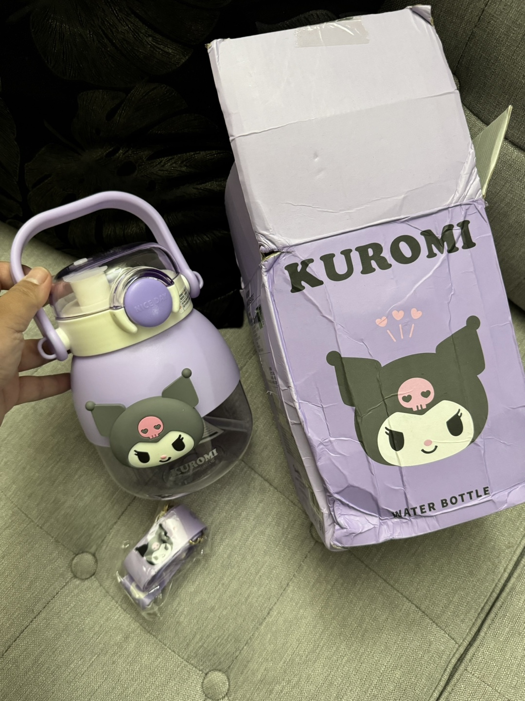 Kuromi Water Bottle (brand new)