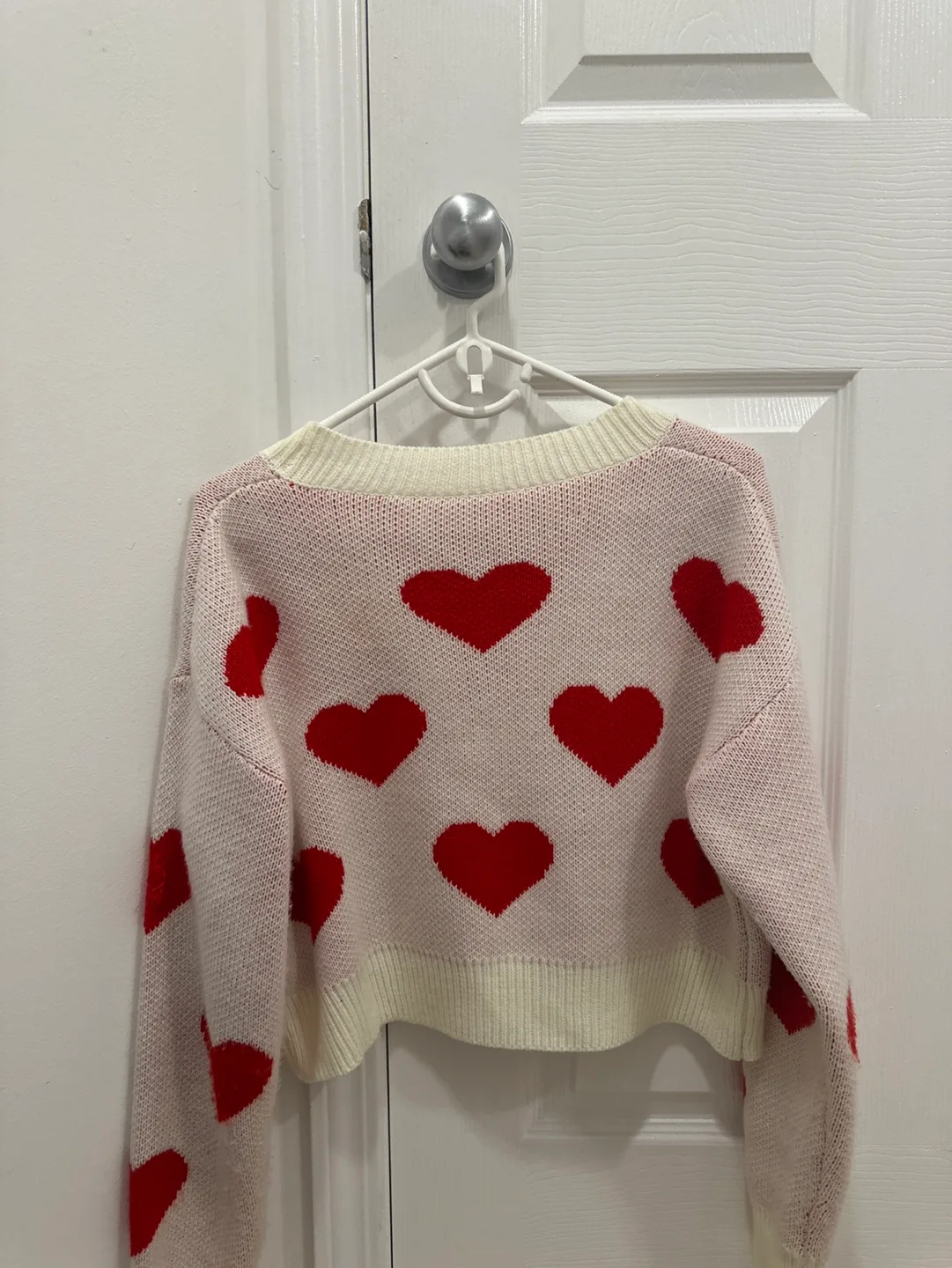 Heart knit cardigan image indicator(3)