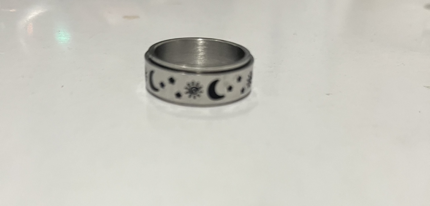 Spinning Sun and Moon Ring #freecycle
