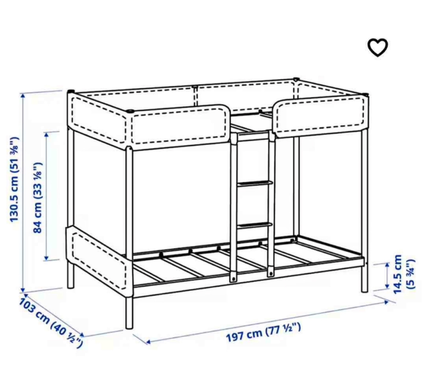 Twin bunk bed - photo 2