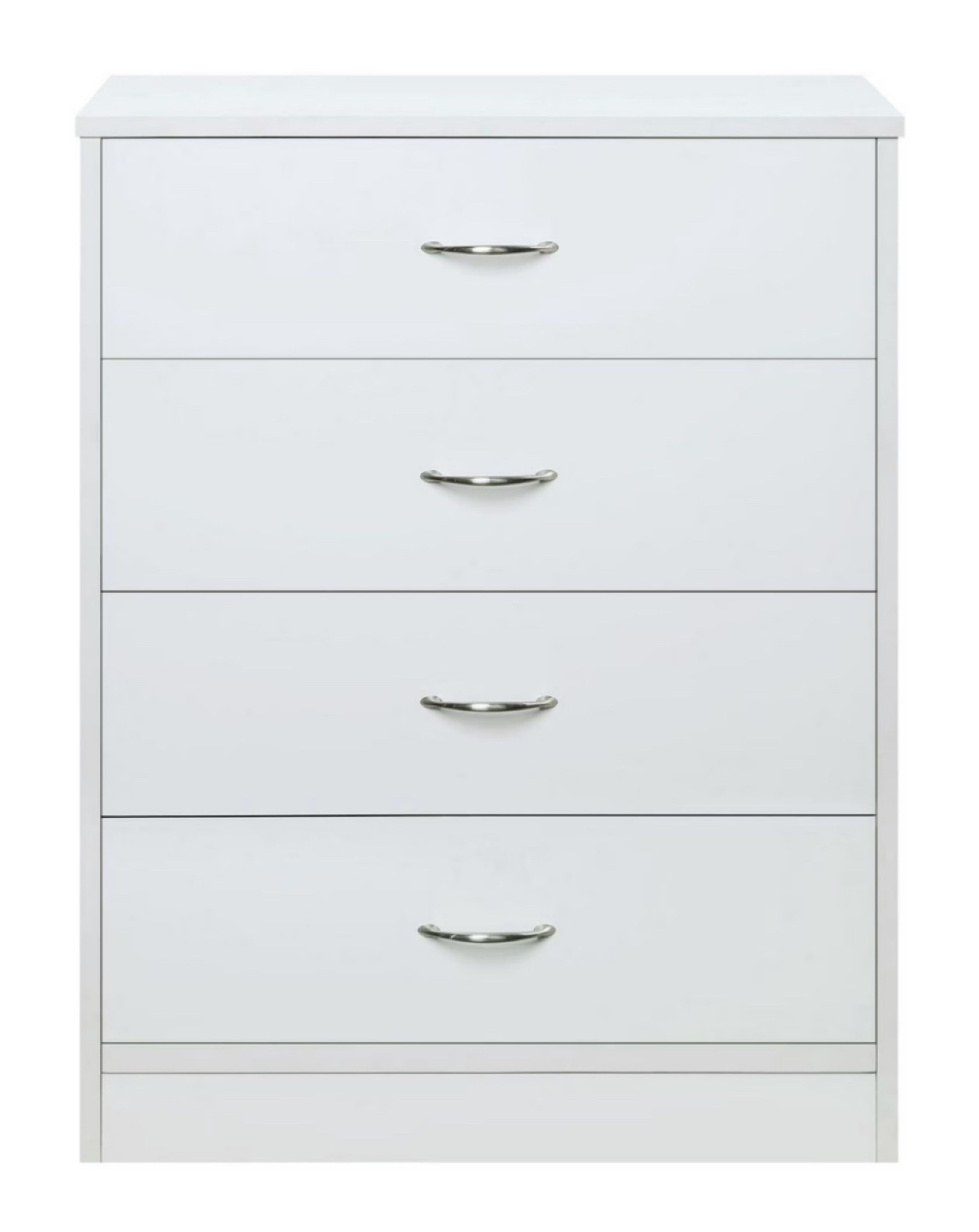 White 4-Drawer Chest of Drawers