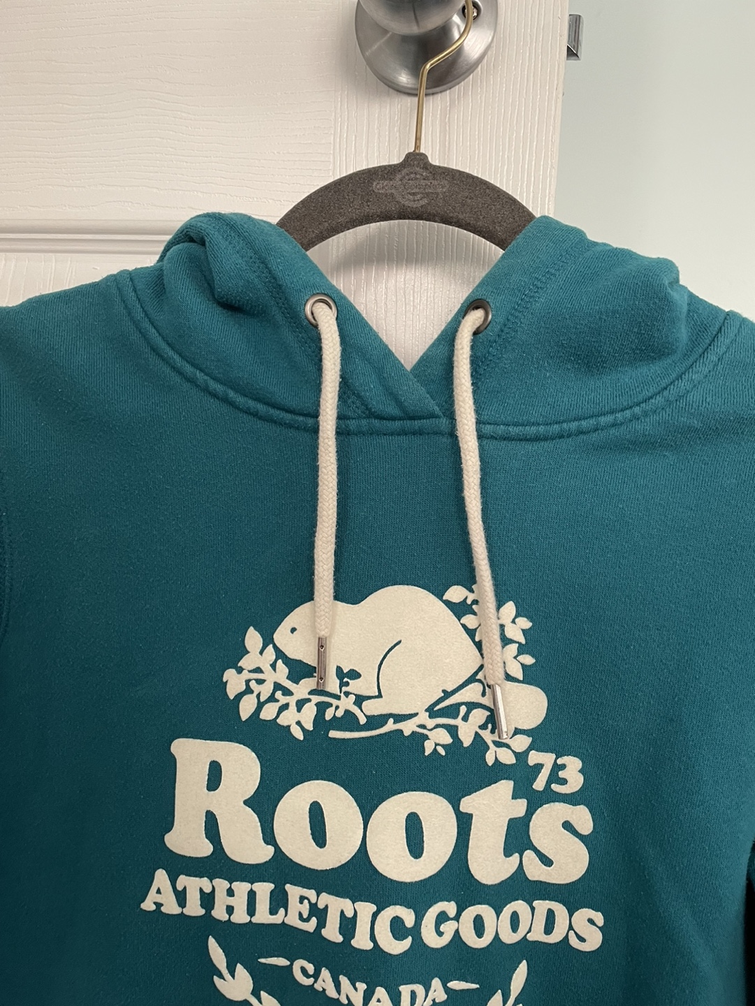 Roots Teal Hoodie size small - photo 3