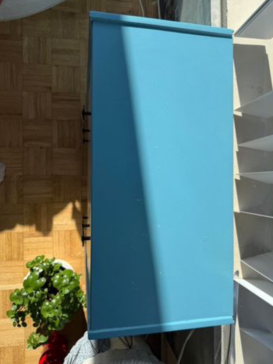 Three Drawer Dresser - Blue and White - photo 3