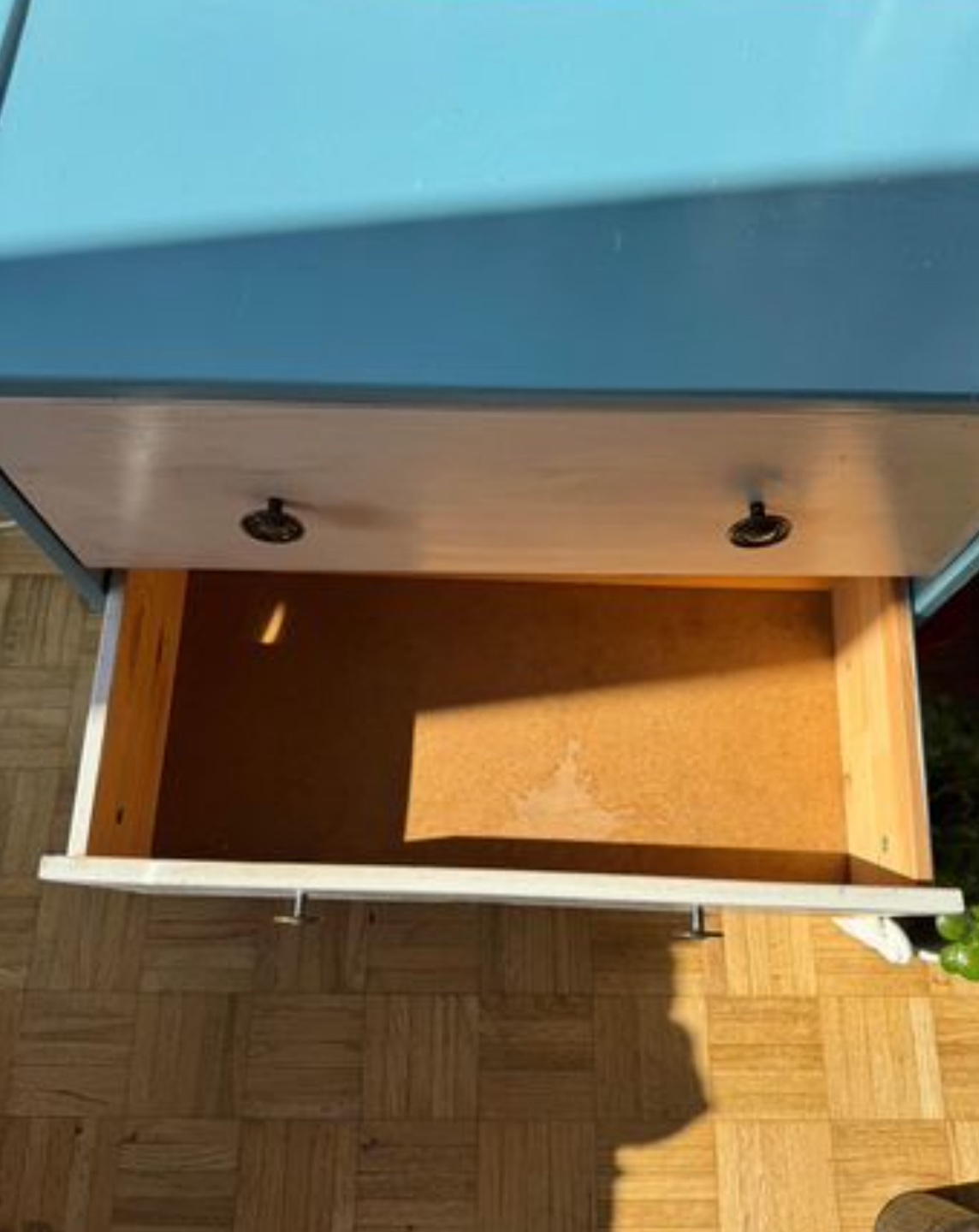 Three Drawer Dresser - Blue and White - photo 4
