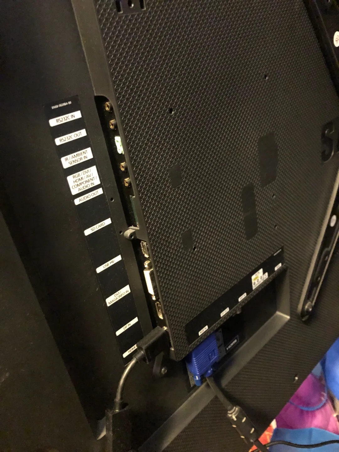 Samsung 55 inch TV image indicator(6)