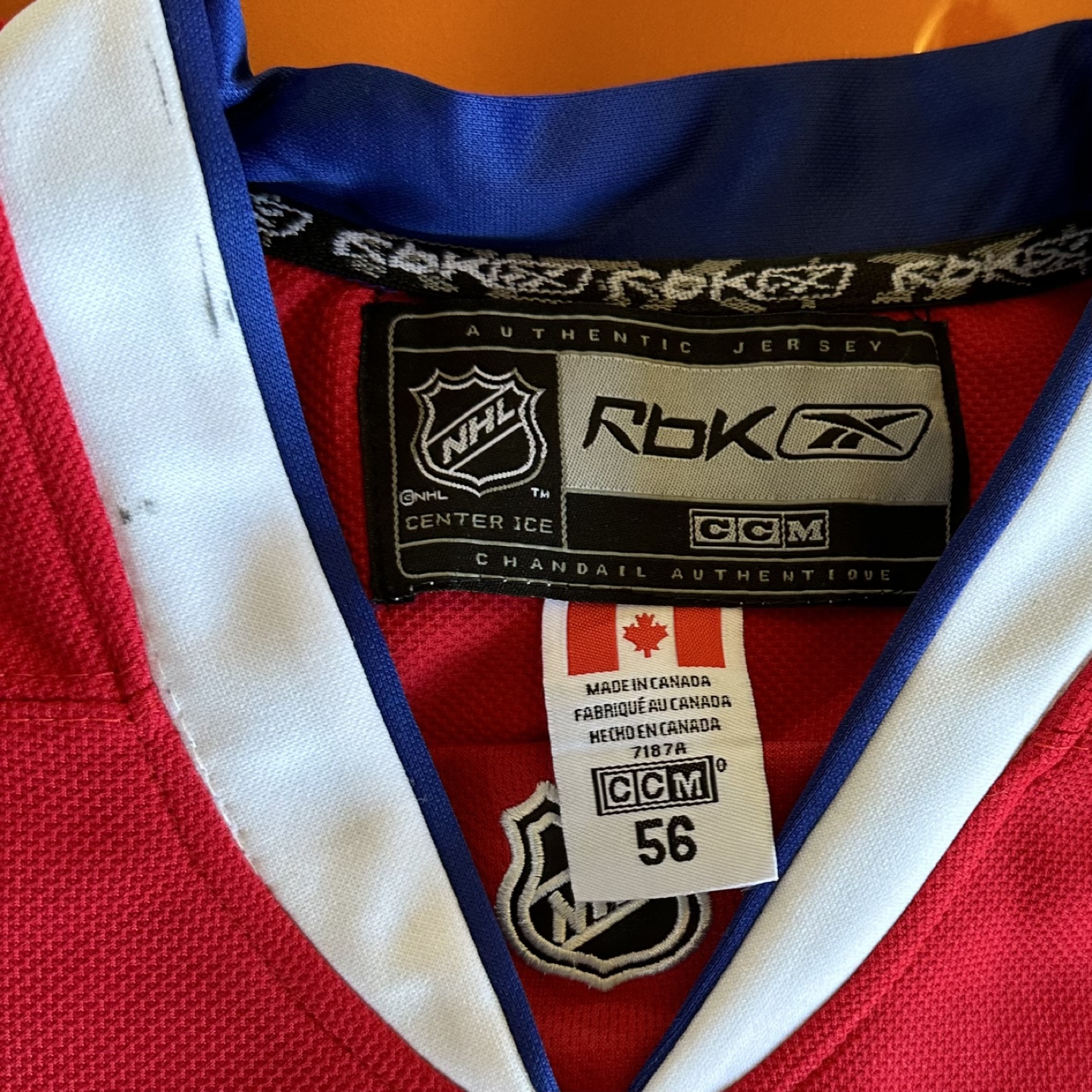 Montreal Canadiens Howie Morenz Reebok Premier Jersey - photo 3