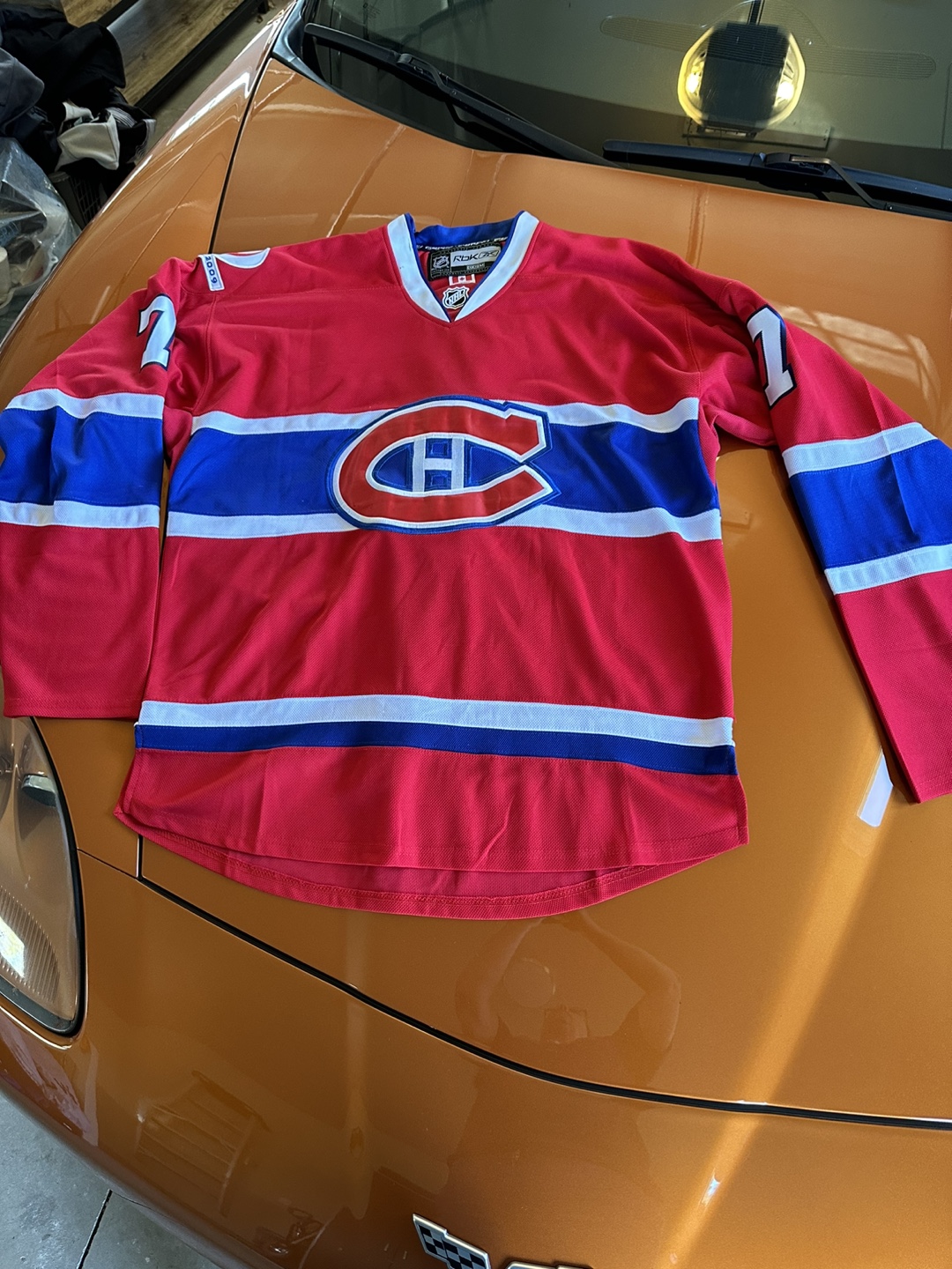 Montreal Canadiens Howie Morenz Reebok Premier Jersey - photo 2