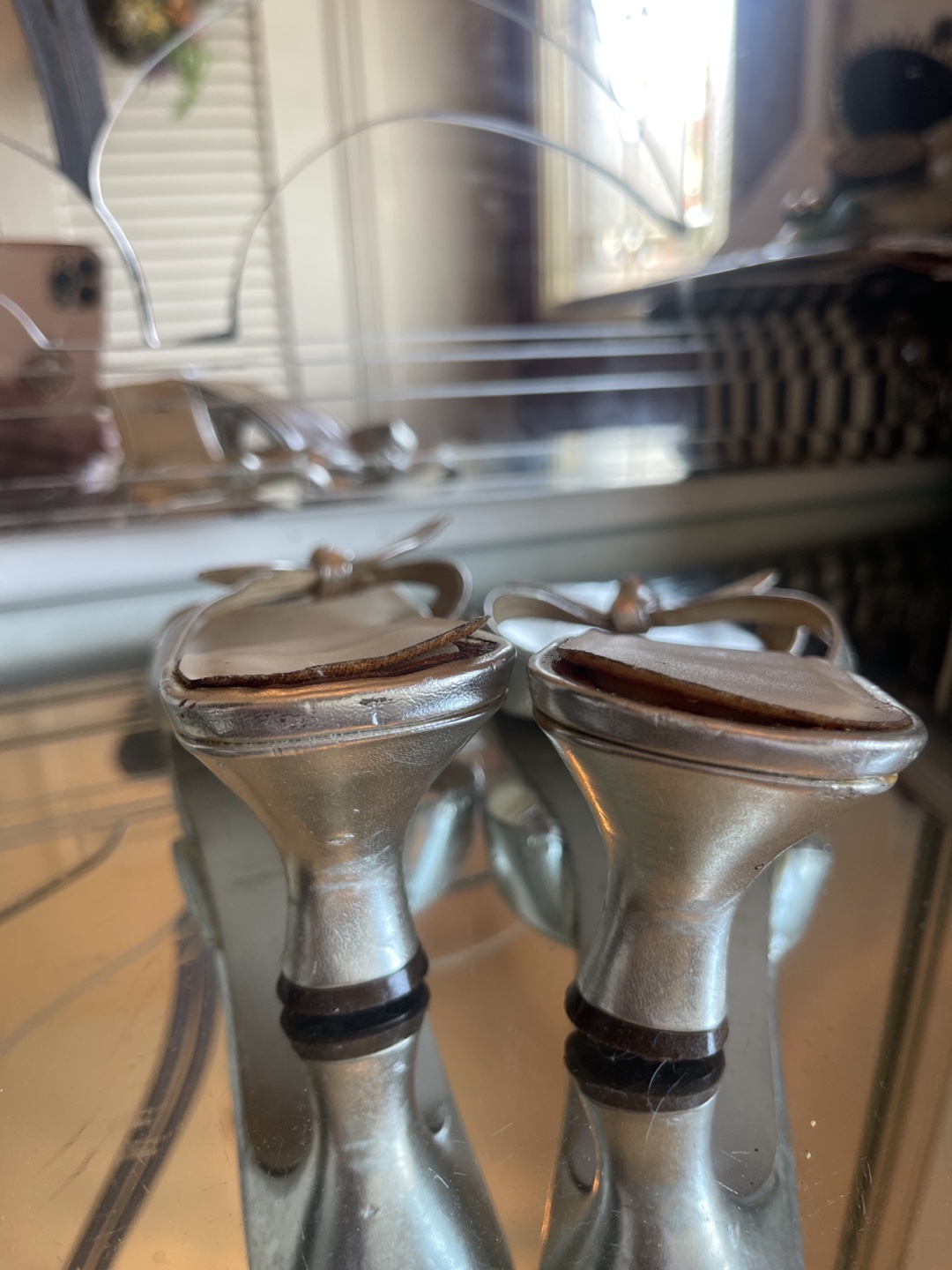 Silver Bow Sandals #freecycle - photo 5