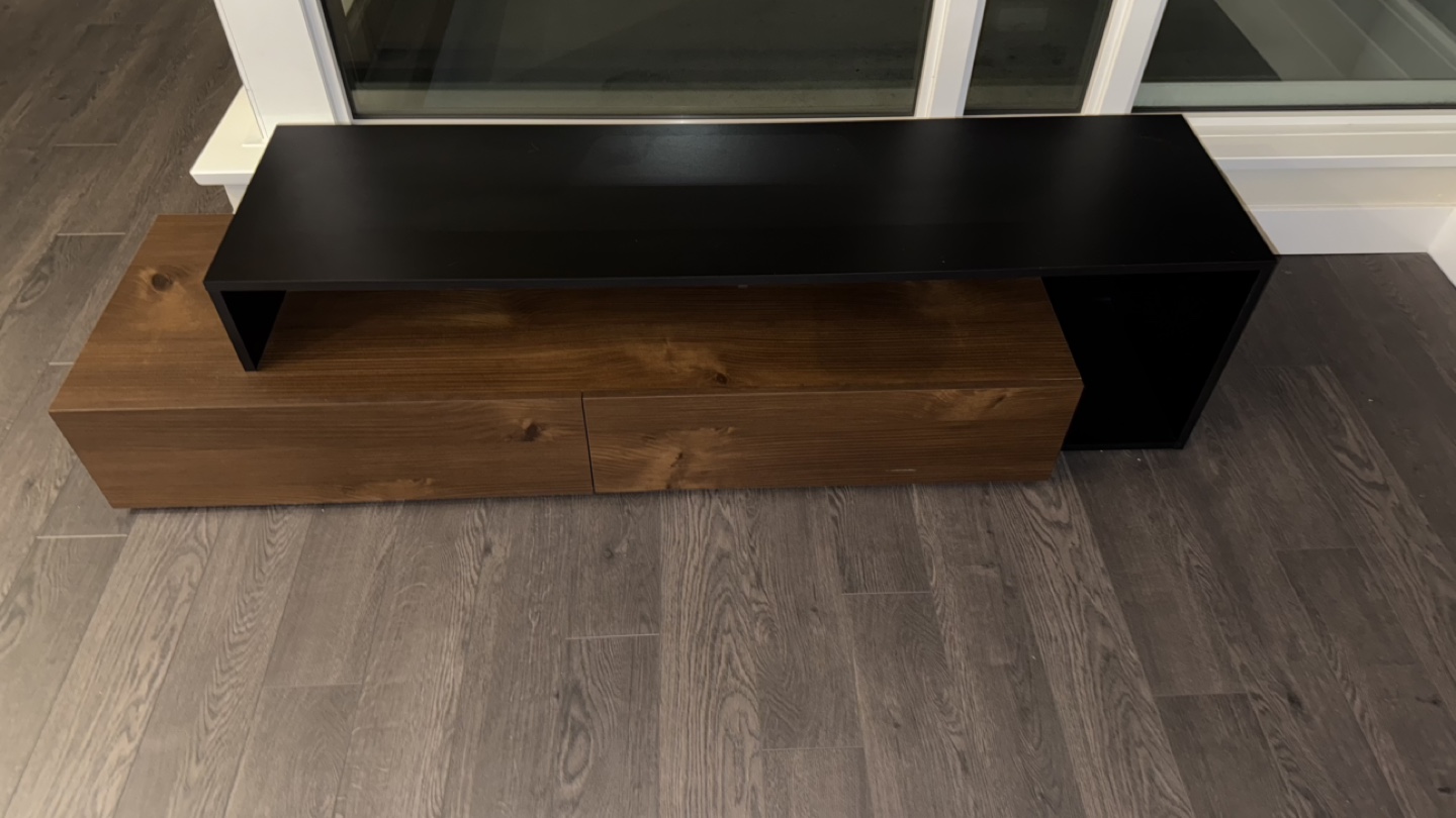 TV Stand with Two Drawers - photo 4