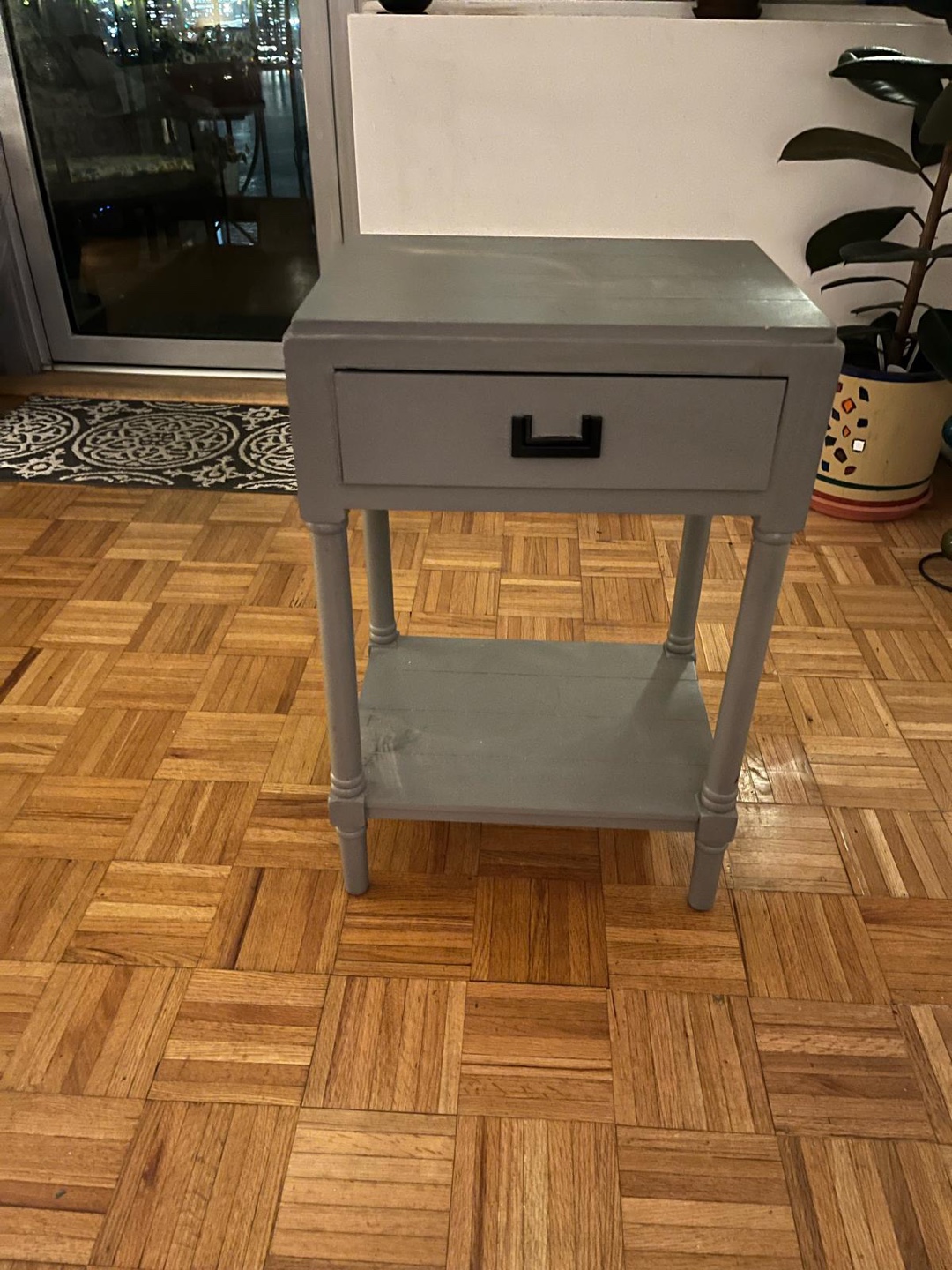 Gray End Table
