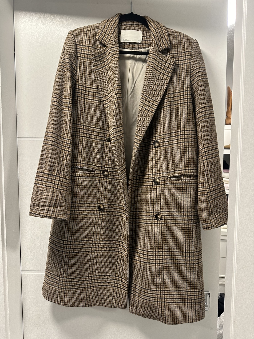 Oak + Fort - Double-Breasted Wool Blend Coat