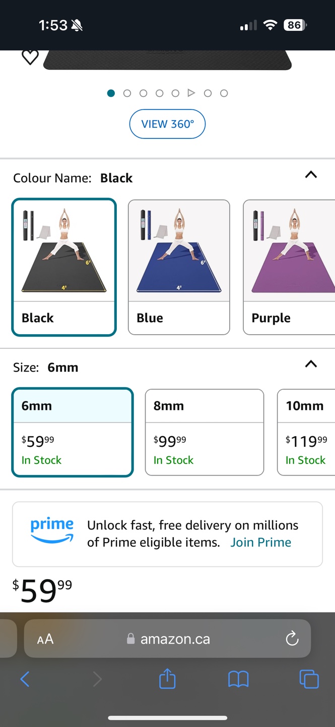 #freecycle FREE Cambivo 6’ x 4’ Yoga Mat! - photo 4