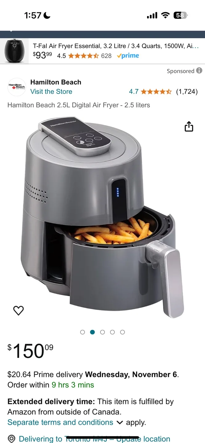 Hamilton Beach Air Fryer image indicator(2)