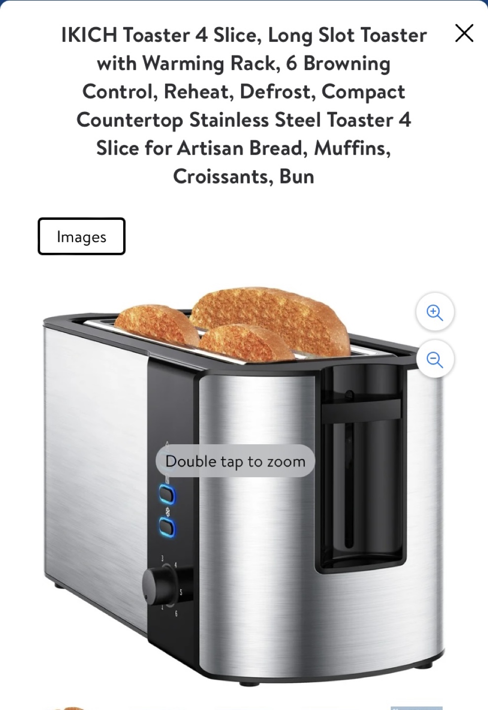 Ikich 4 Slice Toaster - photo 2