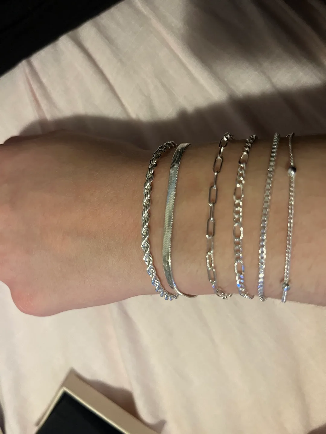 Silver Bracelet Set